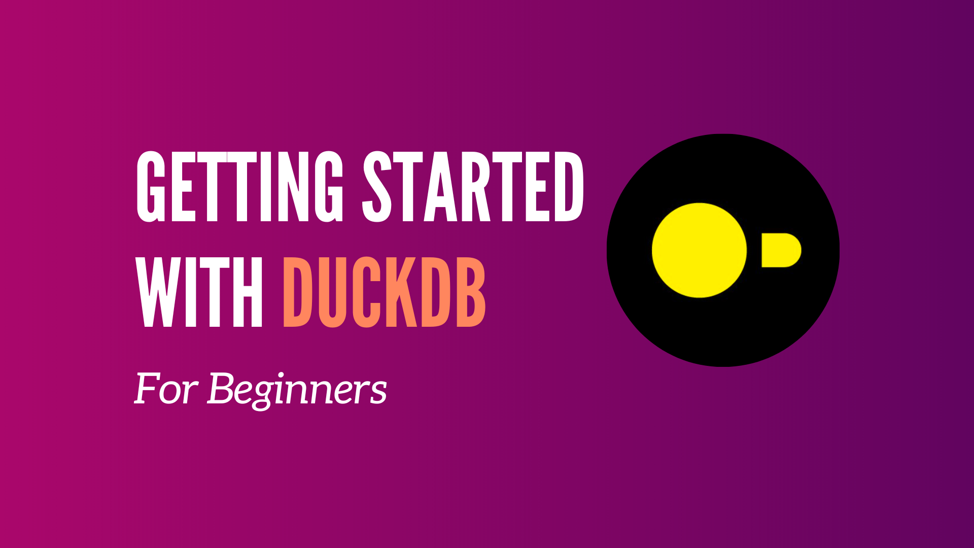 duckdb tutorial for beginners